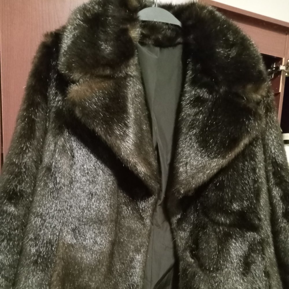 Faux fur jacket